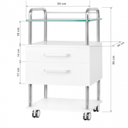 Rullvagn 6052 vit