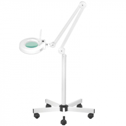 Förstoringslampa / bordslampa S5 LED med stativ vit