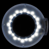 Förstoringslampa / bordslampa S5 LED med stativ vit