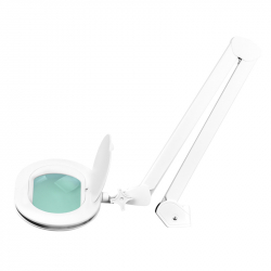Förstoringslampa / arbetslampa ELEGANTE 6028 LED 5D vit, stativ / hjul