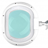 Förstoringslampa / arbetslampa ELEGANTE 6028 LED 5D vit, stativ / hjul