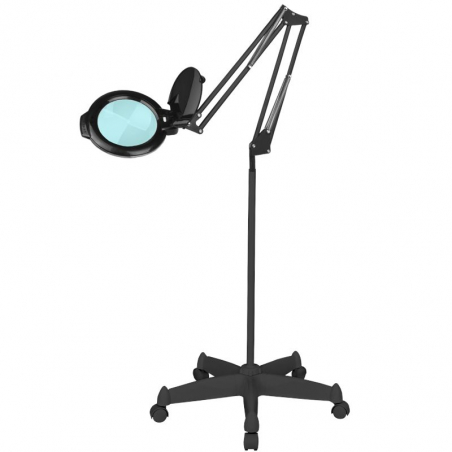 Förstoringslampa / arbetslampa LED MOONLIGHT 8013/6 svart med stativ