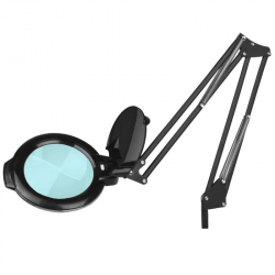 Förstoringslampa / arbetslampa LED MOONLIGHT 8013/6 svart med stativ