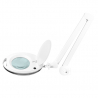 Förstoringslampa / arbetslampa ELEGANTE 6027 60 LED vit, stativ, hjul