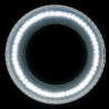Förstoringslampa / arbetslampa ELEGANTE 6027 60 LED vit, stativ, hjul