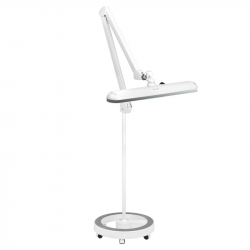 Arbetslampa / bordslampa vit ELEGANTE 801-L LED stativ, justerbar ljus