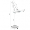 Arbetslampa / bordslampa vit ELEGANTE 801-L LED stativ, justerbar ljus