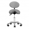Arbetsstol / sadelstol GIOVANNI 1025 grå med ryggstöd