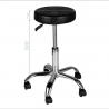 Arbetspall / arbetsstol AM-310 svart