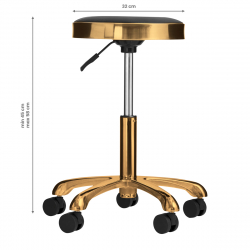 Arbetspall M-1640 guld / svart