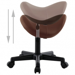 Sadelstol / arbetspall VIDA brun