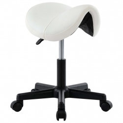 Sadelstol / arbetspall VIDA vit
