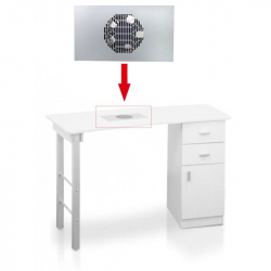 Inbyggningsbar utsug / dammuppsamlare MOMO S-41 SILVER 25W