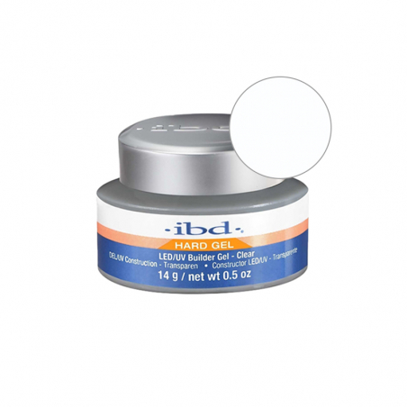 Klar IBD Builder gel Clear för naglar 14g