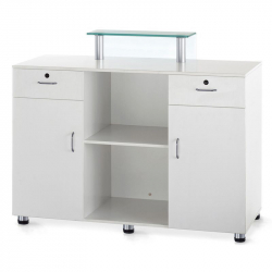 Receptionsdisk / kassadisk GABBIANO Q-0733 vit