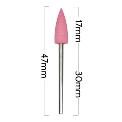Gummi / silikon slip för polering K320 smal flamformad (extra fin)