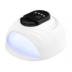 LED / UV nagellampa PRAKTIK 168W vit med timer och sensor
