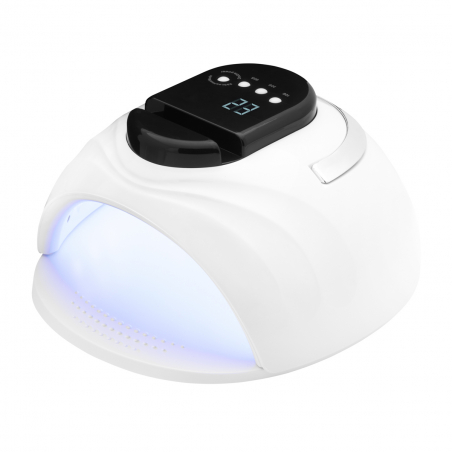 LED / UV nagellampa PRAKTIK 168W vit med timer och sensor