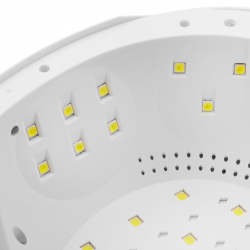 LED / UV nagellampa PRAKTIK 168W vit med timer och sensor