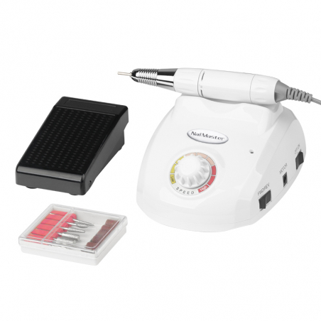 Elektrisk nagelfil / fotfil Nail Master DM208 40 W vit