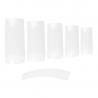 Genomskinliga nageltippar 100st i box