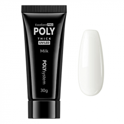 Polygel Excellent POLYsystem mjölkvit HEMA FREE 30g