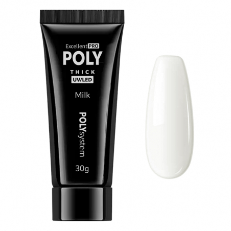 Polygel mjölkvit Excellent POLYsystem 30g