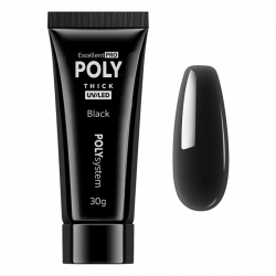 Polygel Excellent POLYsystem svart HEMA FREE 30g