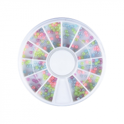 Pärlor 1,5-2mm färgmix för nageldesign