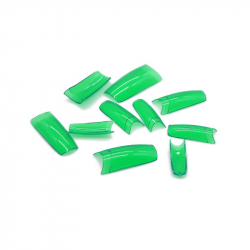 Genomskinliga gröna nageltippar