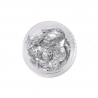 Nageldekoration silvrig folie