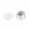 Nageldekoration silvrig folie