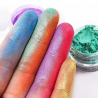 Mica pulver set 12 färger för nageldesign