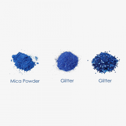 Mica pulver set 12 färger för nageldesign