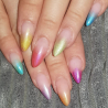 Mica pulver set 12 färger för nageldesign