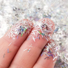 Aurora holografiska glitterstrips set för naglar