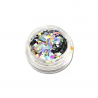 Glitter 6 färger set romber för nageldekoration