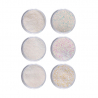 Aurora holografiskt glitter set 6 färger för naglar