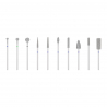 Diamant slipbits set 10st för elektrisk nagelfil / fotfil