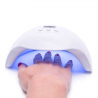 LED / UV nagellampa DUAL UV LED 48W med timer och sensor