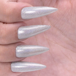 Glittrig gellack Excellent Easy Unicorn för naglar 012 silver 6g