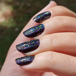 Gellack Excellent Easy med glitterflingor för naglar 012 6g