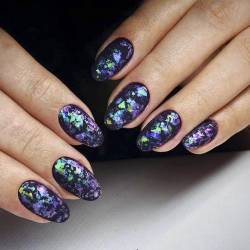Gellack Excellent Easy med glitterflingor för naglar 007 6g