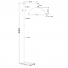 Half Moon Glow MX6 vit lampa