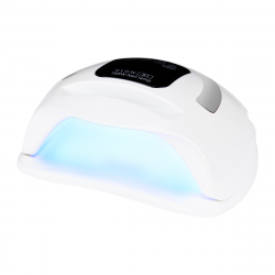 LED / UV nagellampa Glow S1 168W vit / silver