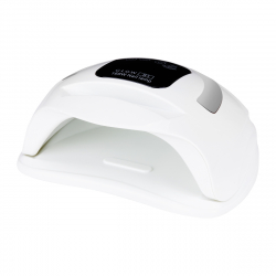 LED / UV nagellampa Glow S1 168W vit / silver