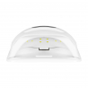 LED / UV nagellampa Glow S1 168W vit / silver