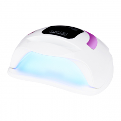 LED / UV nagellampa Glow S1 168W vit / rosa