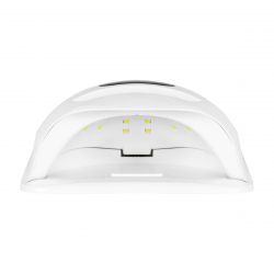 LED / UV nagellampa Glow S1 168W vit / rosa