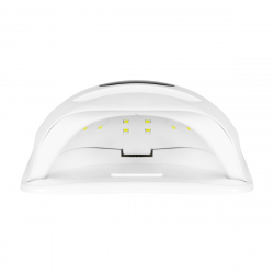 LED / UV nagellampa Glow S1 168W vit / rosa